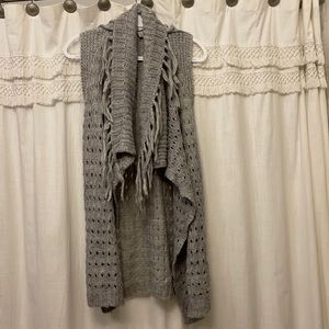 Knox Rose Knit Sleeveless Open Front Cardigan